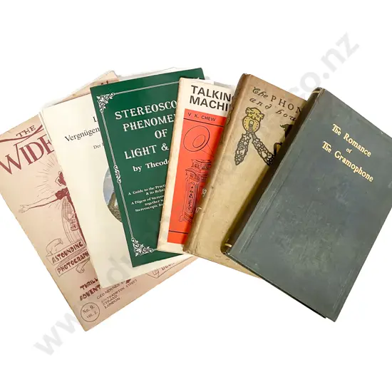 Collection of Works Pertaining to Gramophones and Other Vintage Amusements