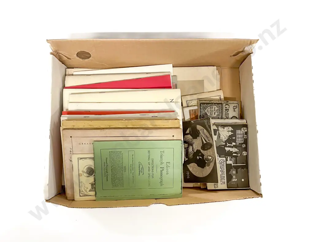Collection of Works Pertaining to Gramophones Image 1++