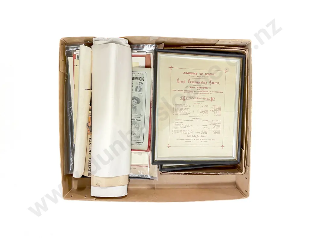 Mixed Lot Pertaining to The Theatre and Oprah - framed concert programmes Image 1++