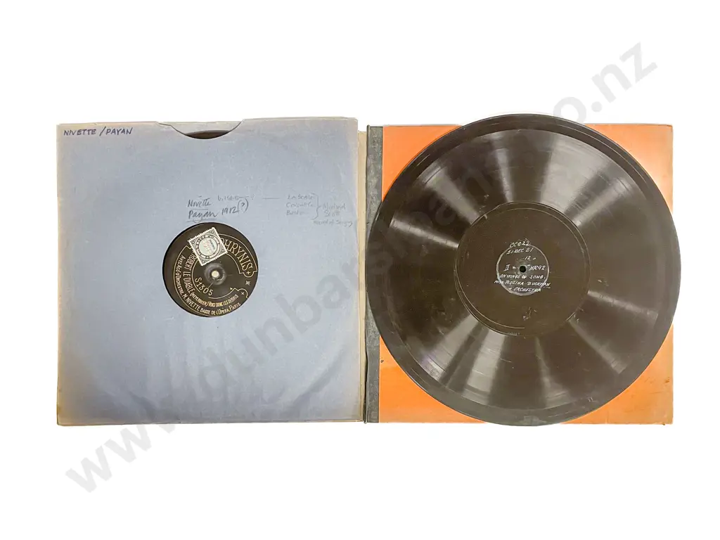One Sided Gramophone Record circa 21 December 1921 Wings of Song Miss Rosina Buckman Image 1++