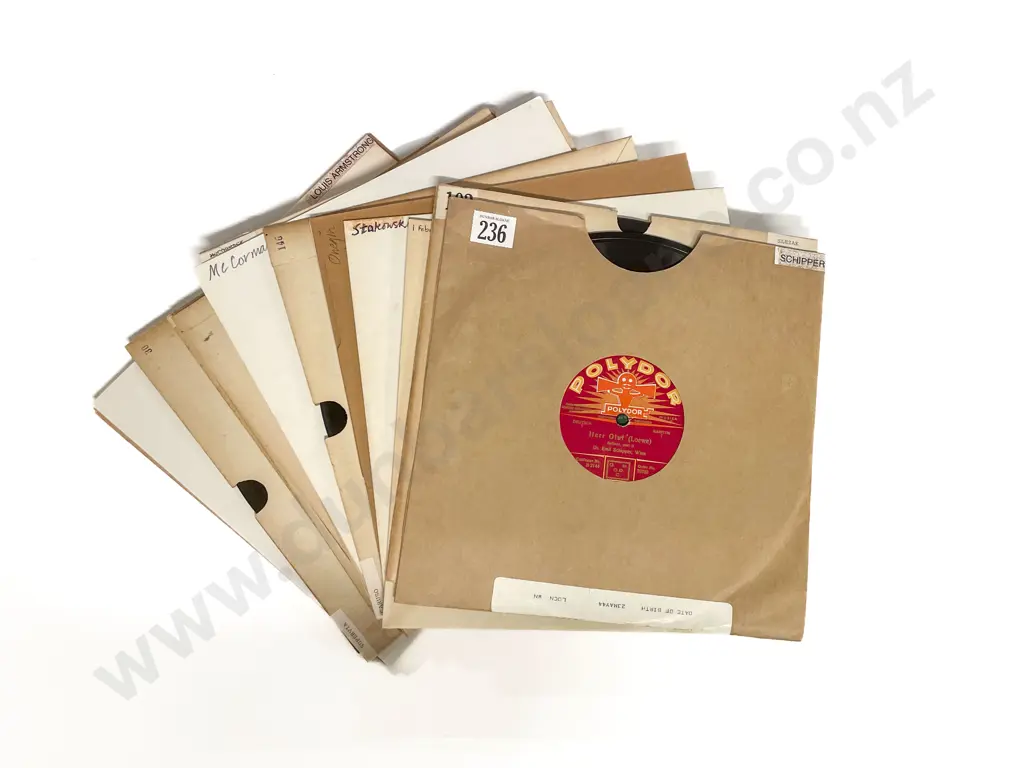 Twenty Various Gramophone Vinyl Records Image 1++