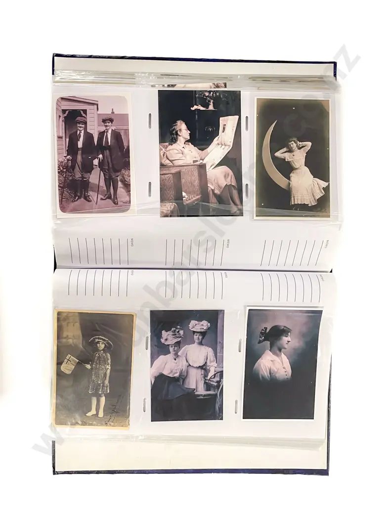 Collection of Assorted NZ Early C20th Postcard Portraits Image 1++
