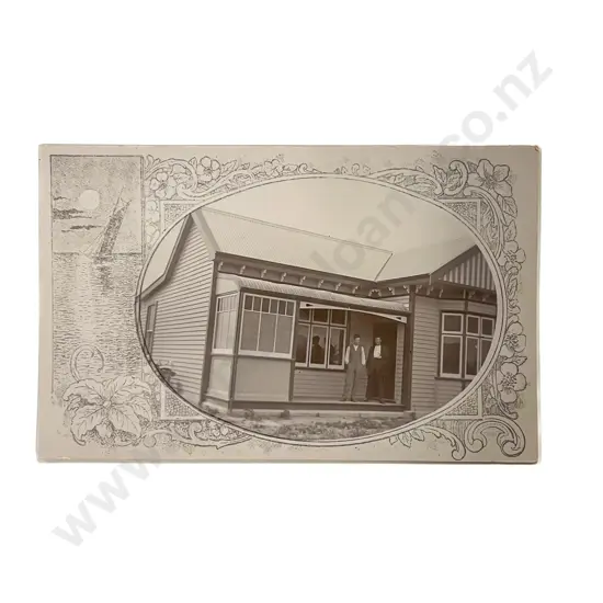 Collection of Assorted NZ Early C20th Postcard Portraits and Architectural Studies