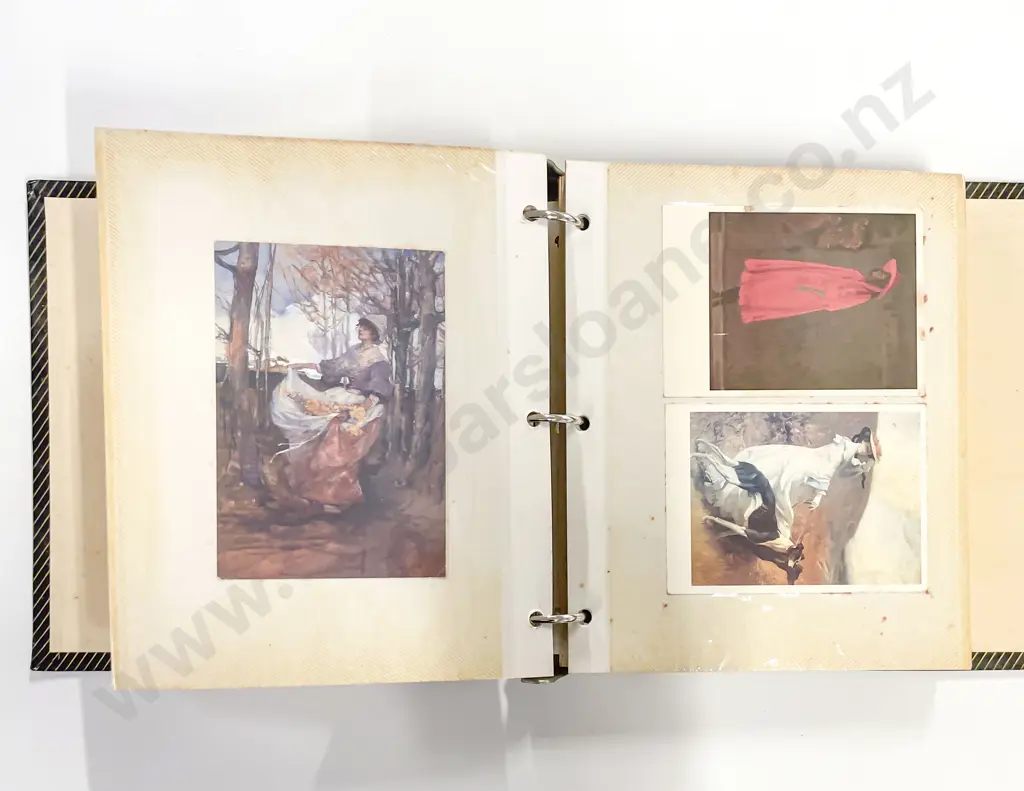Two Albums of Assorted Mid/Late C20th Art Postcards Image 1++