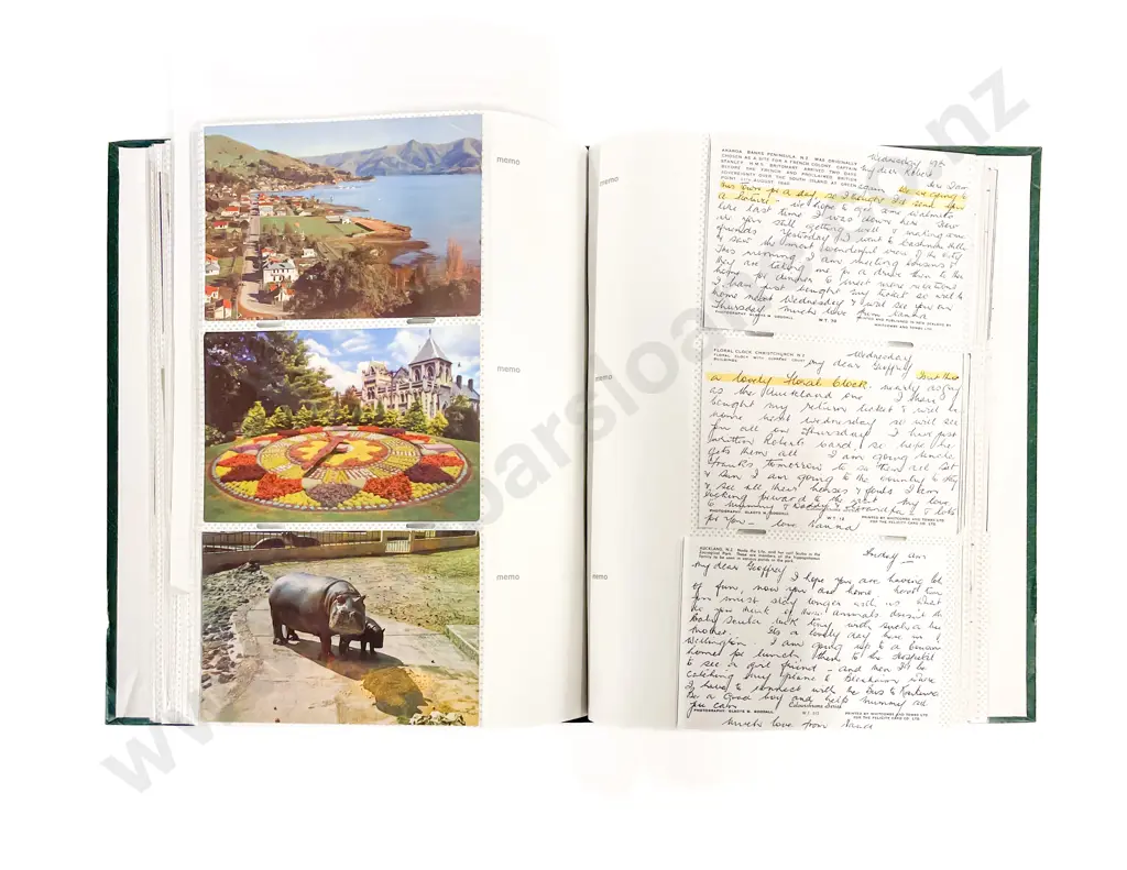 Collection of Assorted Early/Mid NZ C20th Postcards Including Short Written Postcard Analysis from Bill Main Image 1++