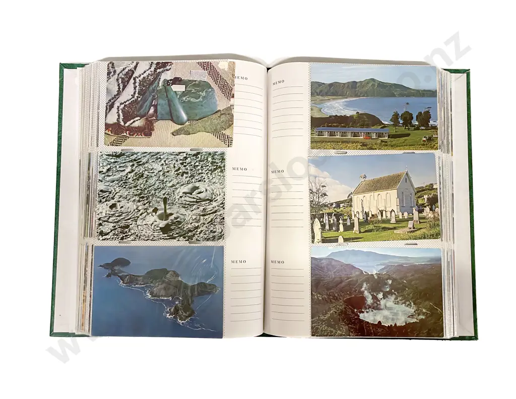 Album Mid C20th NZ Souvenir Postcards Image 1++