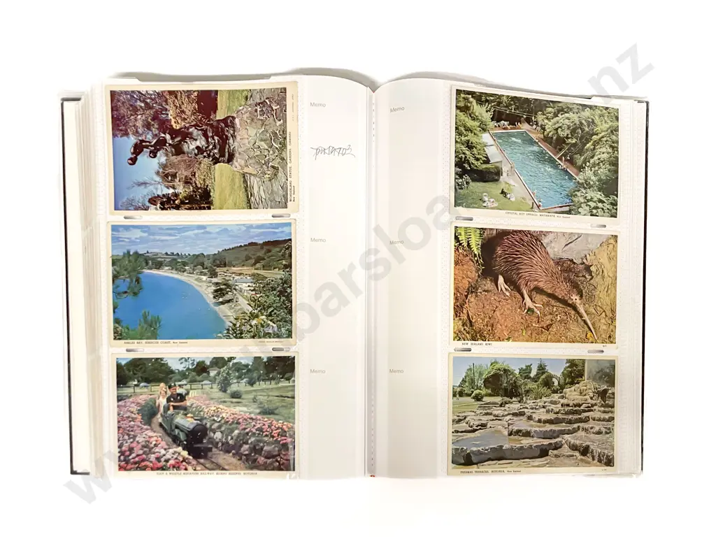 Album Mid C20th NZ Modern Souvenir Postcards Image 1++