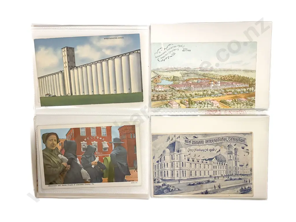 Collection Early C20th NZ Postcards Wellington Exhibitions and Various Image 1++