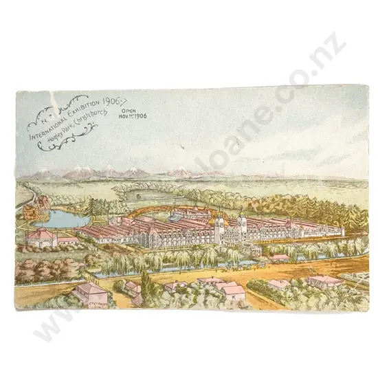 Collection Early C20th NZ Postcards Wellington Exhibitions and Various