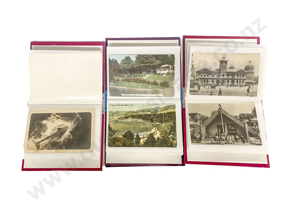 Collection of NZ Early C20th Postcards Wellington Christchurch Souvenir Cards Image 1++