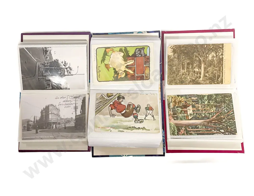 Collection of NZ Early C20th Modern and World Postcards Image 1++