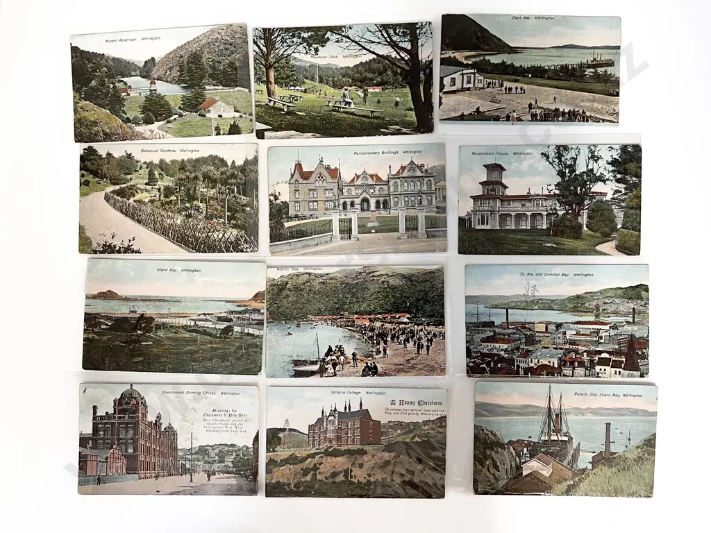 Large Quantity Vintage NZ Postcards Some English Image 1++
