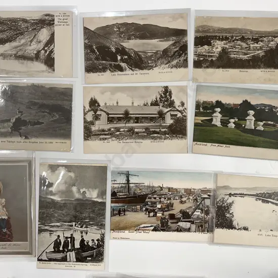 Large Quantity Vintage NZ Postcards Some English