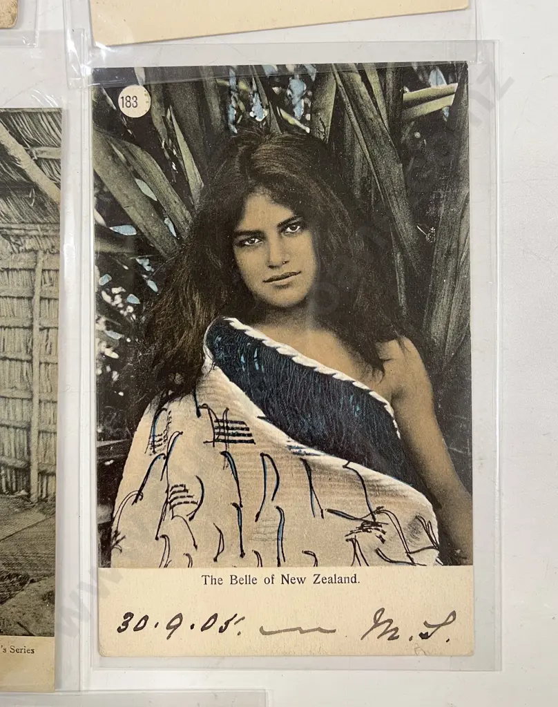Collection of Twenty Vintage Maori Portrait & Scenic Postcards Image 1++