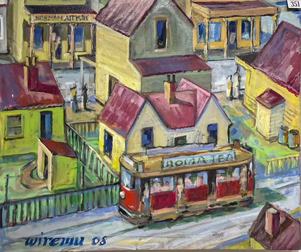 William Main (1934 - 2023) - Wellington Street Scene Image 1++
