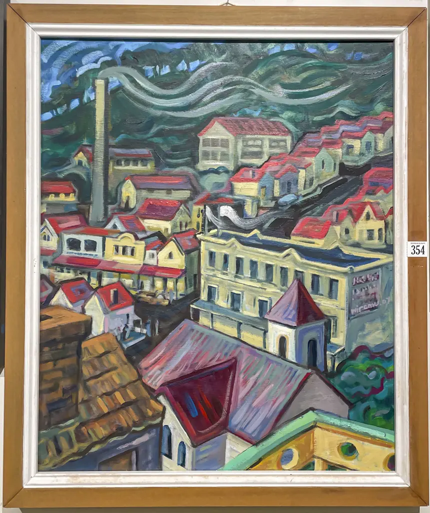 William Main (1934 - 2023) - Wellington Street Scene Image 1++