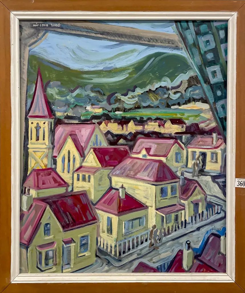 William Main (1934 - 2023) - View Through A Window Image 1++
