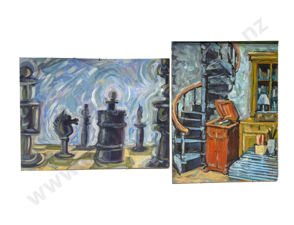 William Main (1934 - 2023) - Two Artworks (unframed) Image 1++
