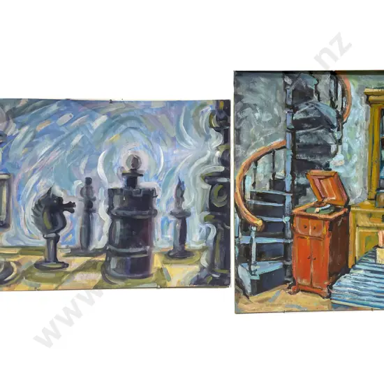 William Main (1934 - 2023) - Two Artworks (unframed)
