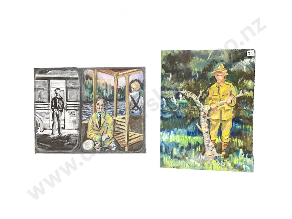 William Main (1934 - 2023) - Two Artworks (unframed) Image 1++