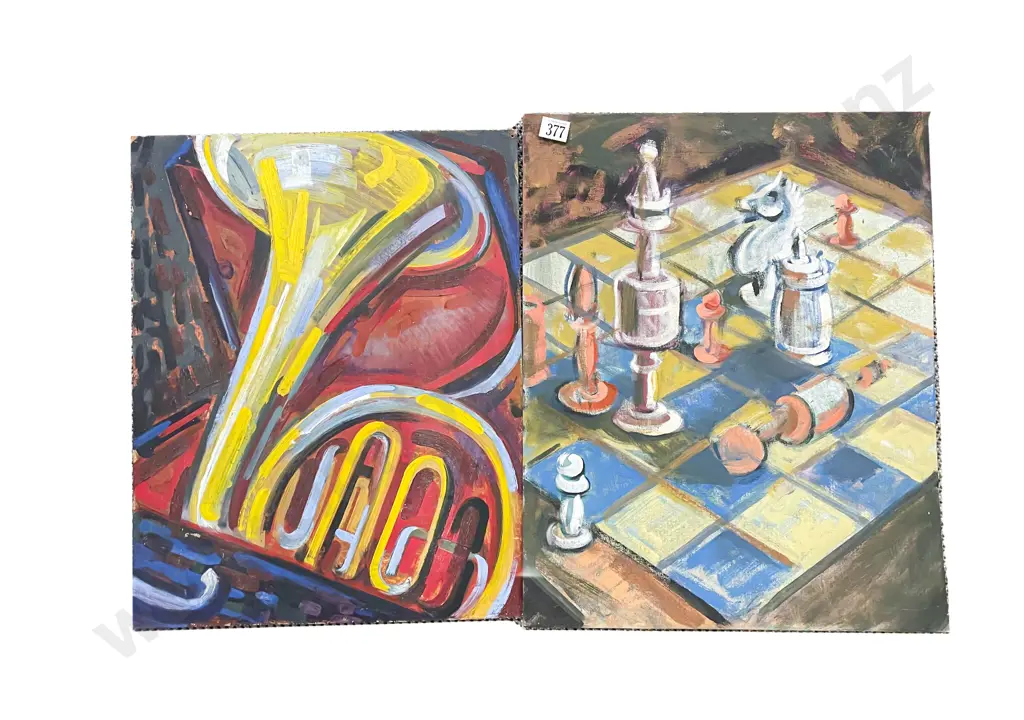 William Main (1934 - 2023) - Two Artworks (unframed) Image 1++