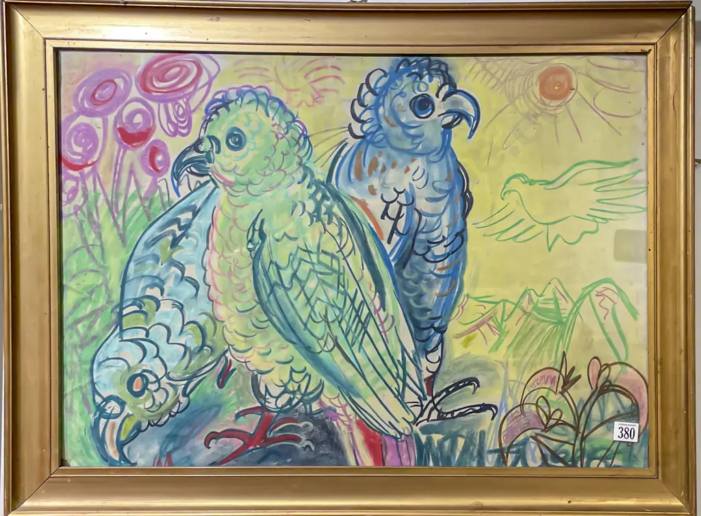 Unknown Artist - Parrots Image 1++