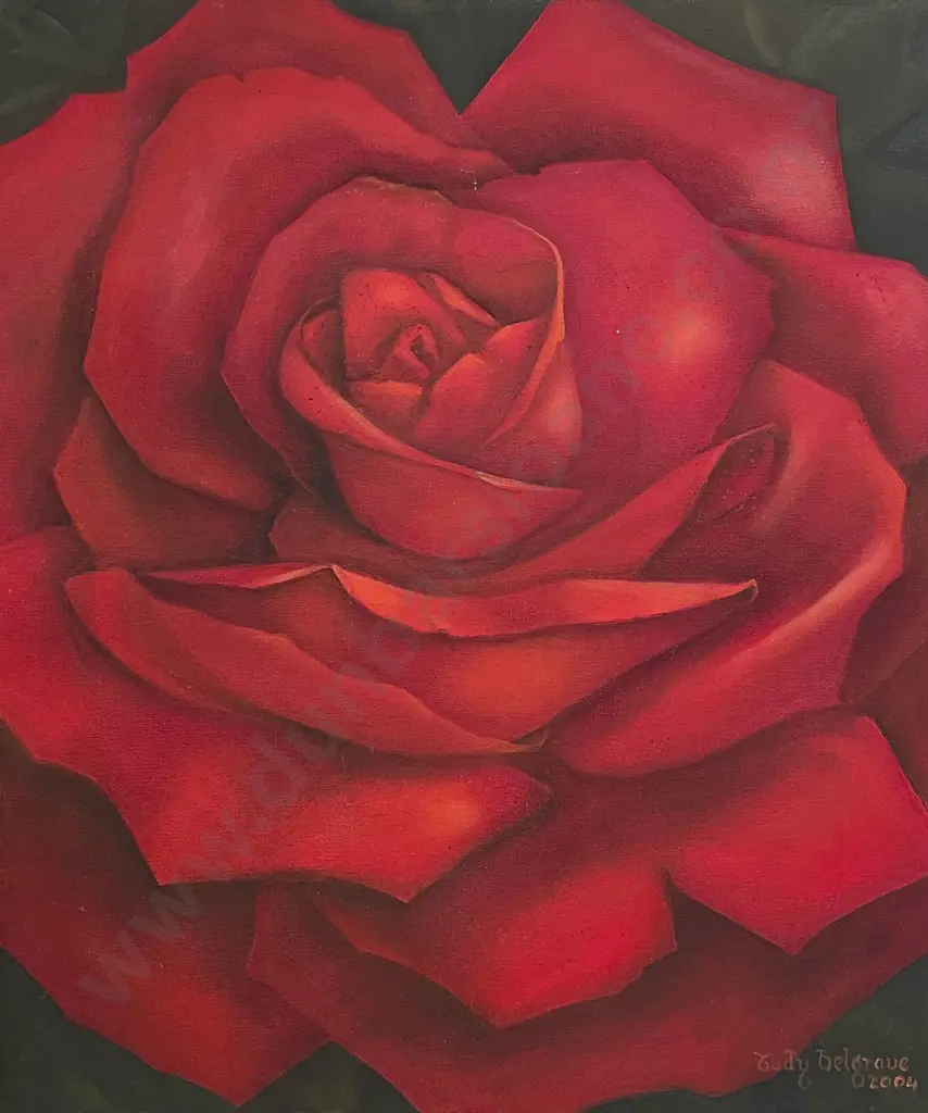 Judy Bellgrave - Red Rose Image 1++
