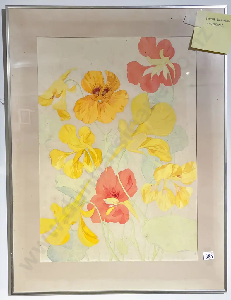 Lynette Rawlinson  - Nasturtiums (a/f) Image 1++