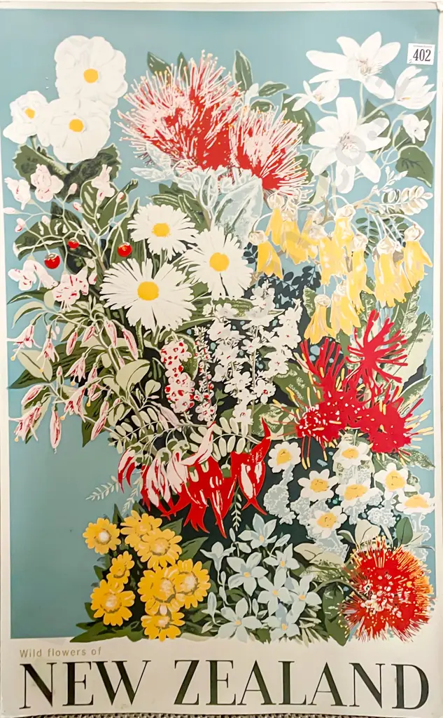 Wildflowers of New Zealand Reproduction Print & Other (unframed) Image 1++