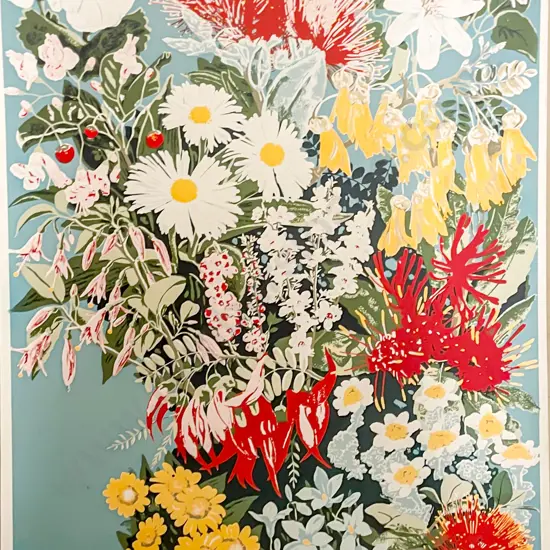 Wildflowers of New Zealand Reproduction Print & Other (unframed)