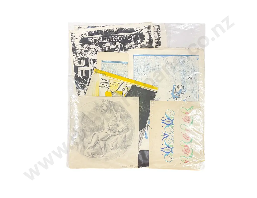 William Main Ten Assorted Works on Paper (unframed) Image 1++