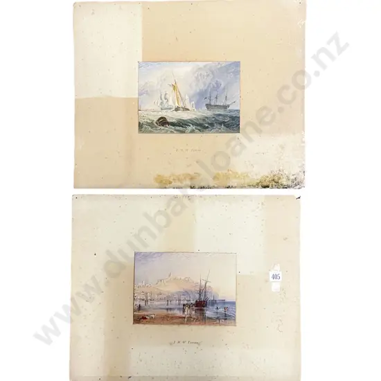 Two JMW Turner Marine Lithographs (unframed)