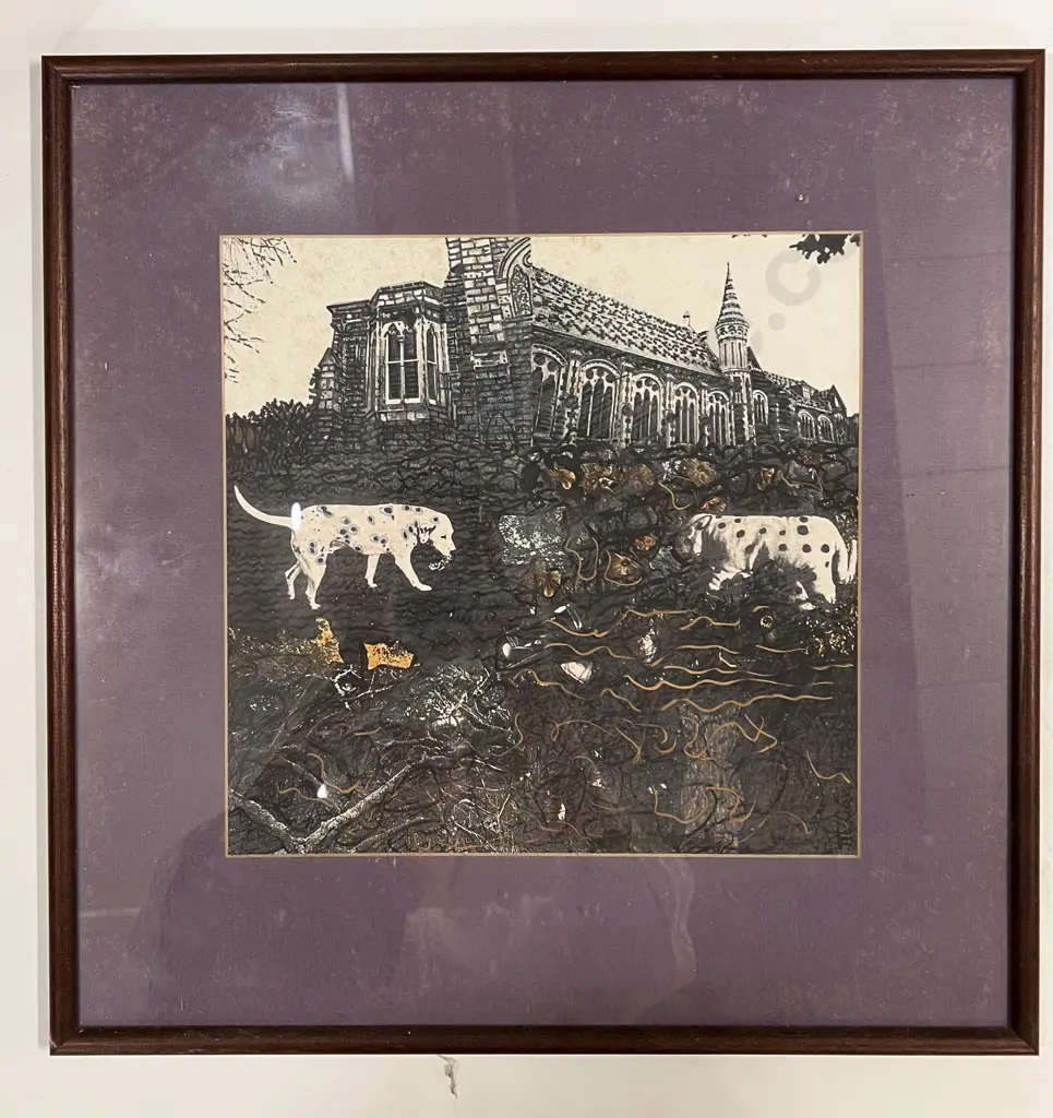 Four Framed Artworks including works by Jeanne Mackaskill & Paul Ellis Image 1++
