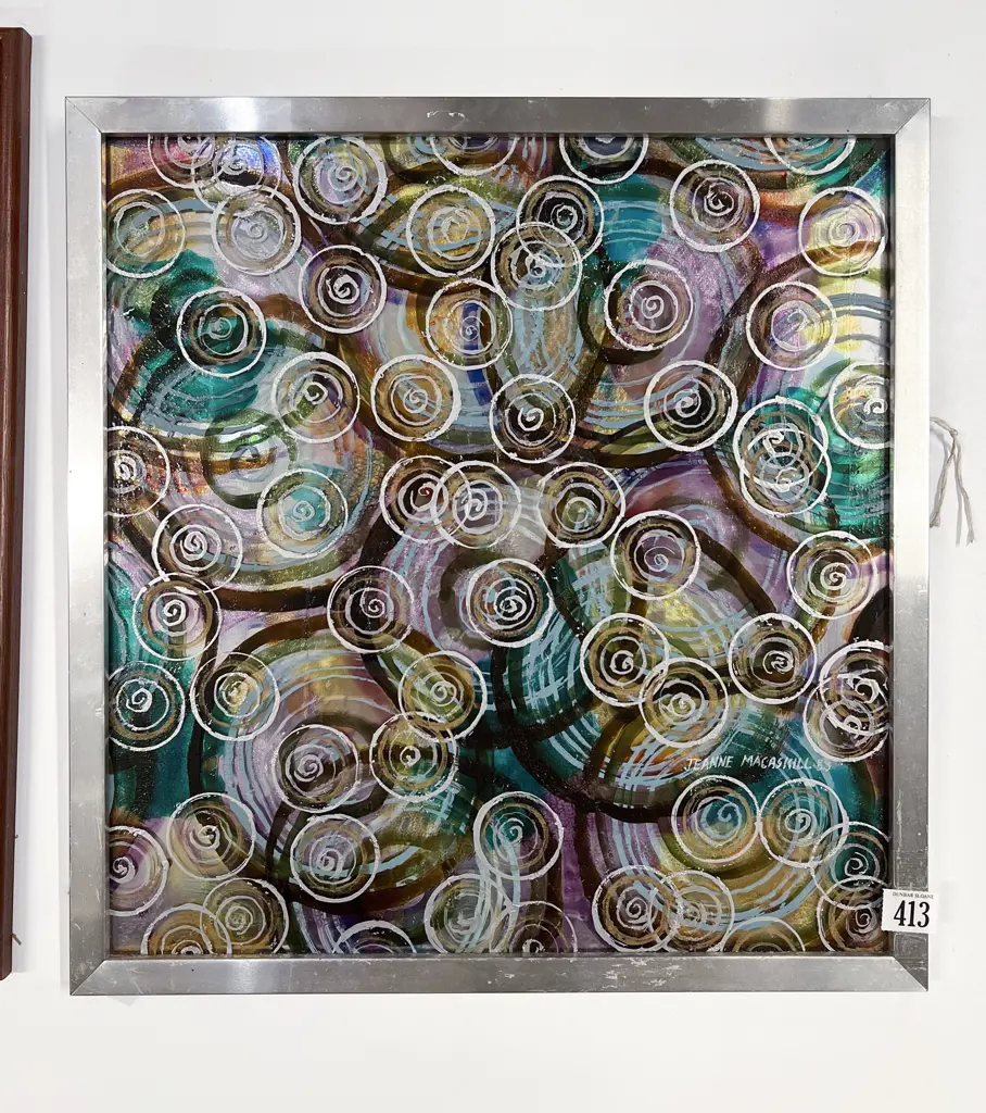 Four Framed Artworks including works by Jeanne Mackaskill & Paul Ellis Image 1++