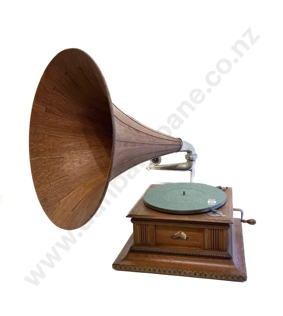 Tabletop HMV Gramophone Image 1++