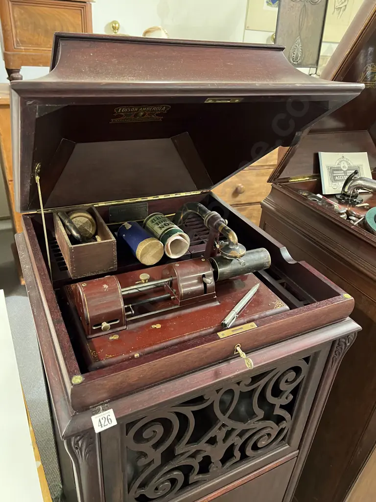 Floor Standing Model Edison Amberola Gramophone Image 1++