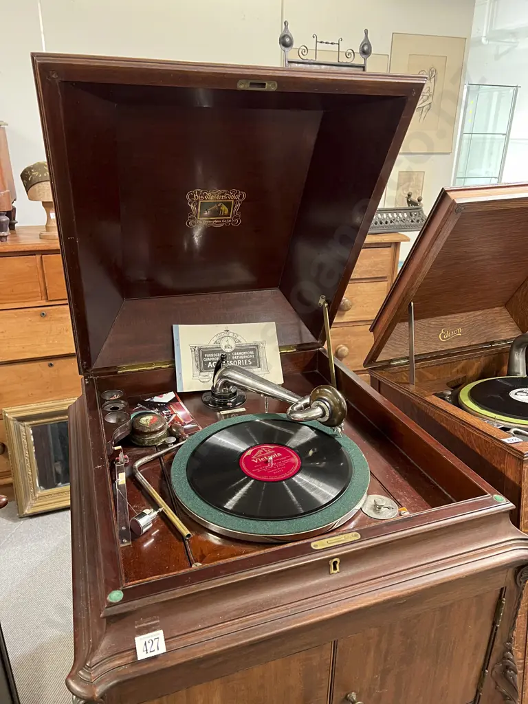 Floor Standing Model HMV Gramophone Image 1++