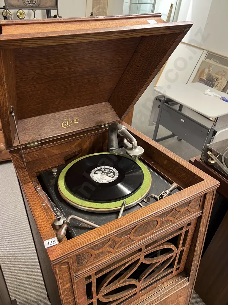 Floor Standing Model Edison Disc Phonograph/Gramophone Image 1++