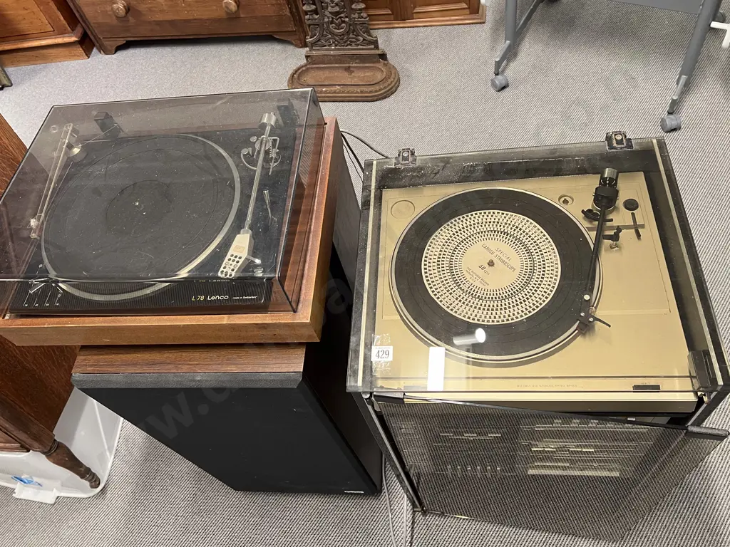 Modern Brandt Stereo Stack with Speakers and other Turntable Image 1++