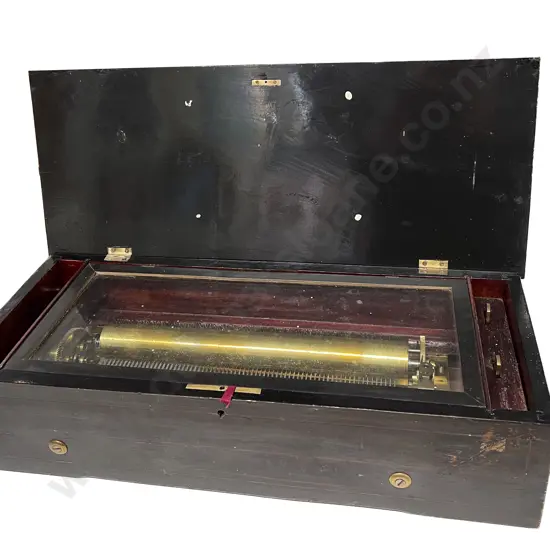 Late Victorian Tabletop Cylinder Music Box