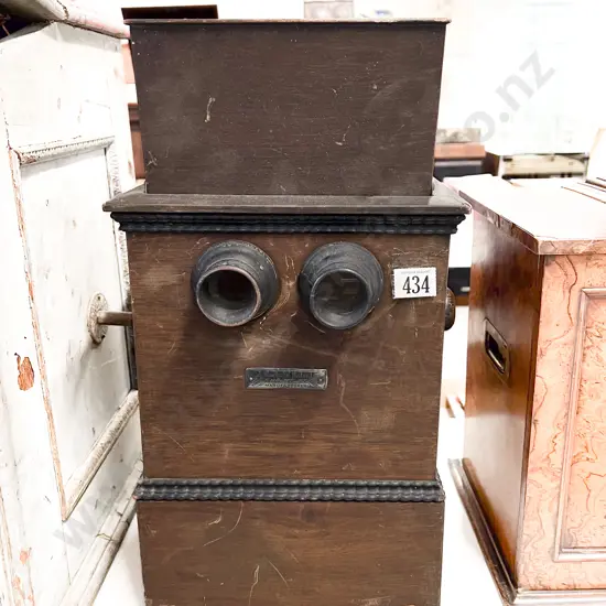 Victorian A. Becker's Patent USA Tabletop Stereoscope