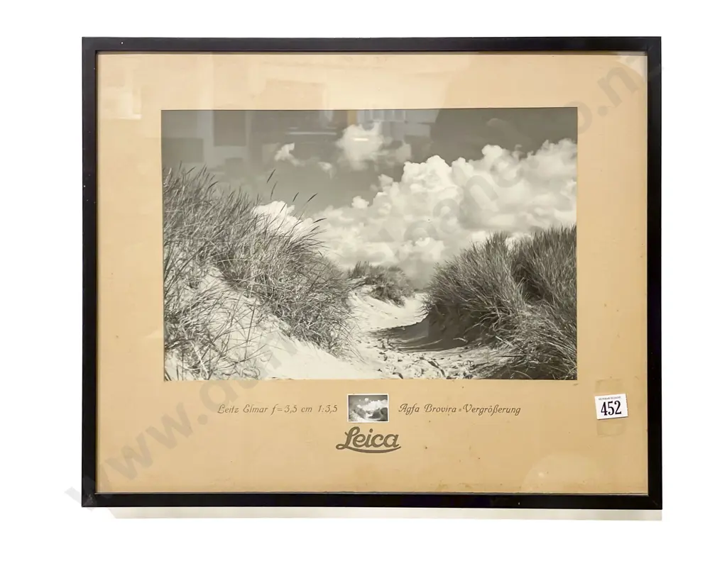 Framed Photograph with Leica Advertising Mount Image 1++