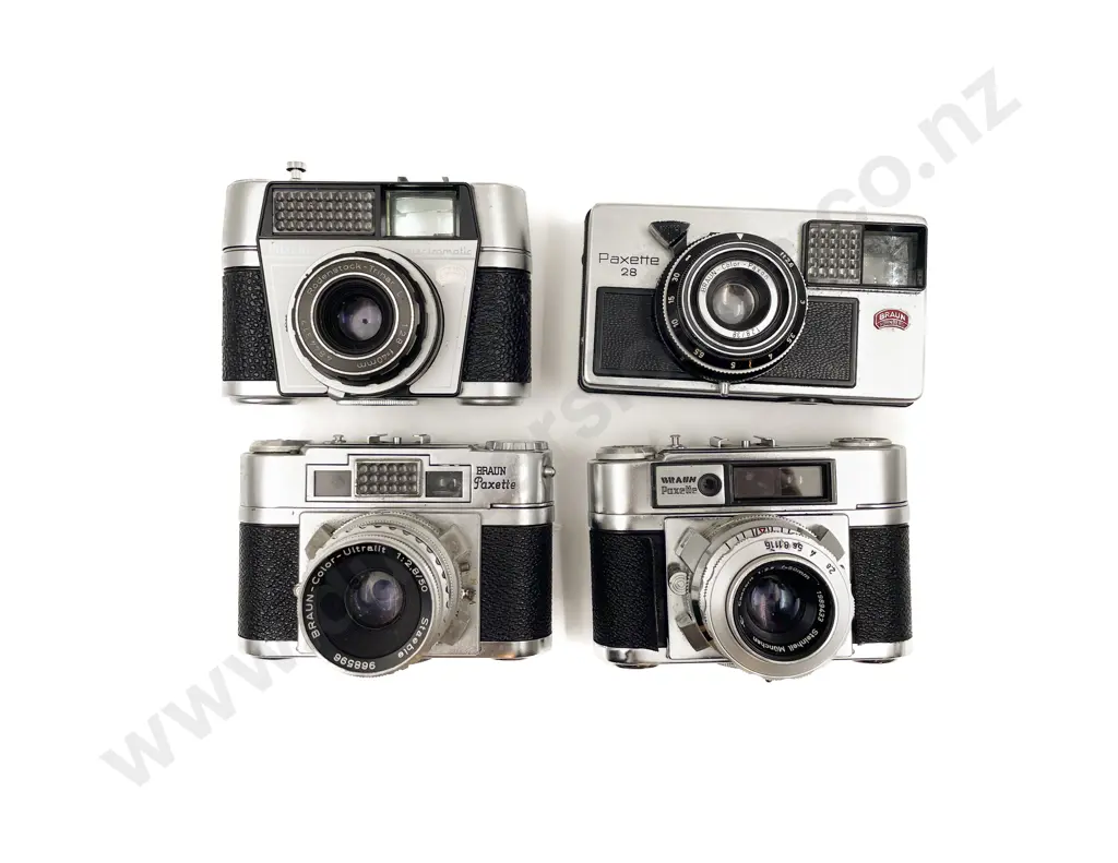 Four Vintage Cameras Image 1++