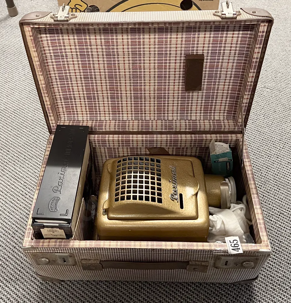 Two Projectors Including Original Cased Paximat Slide Projector Image 1++
