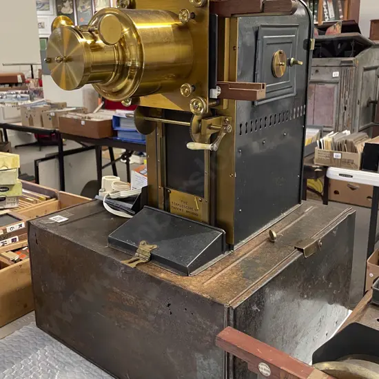 The Terpuoscope Patent No. 12860 Magic Lantern