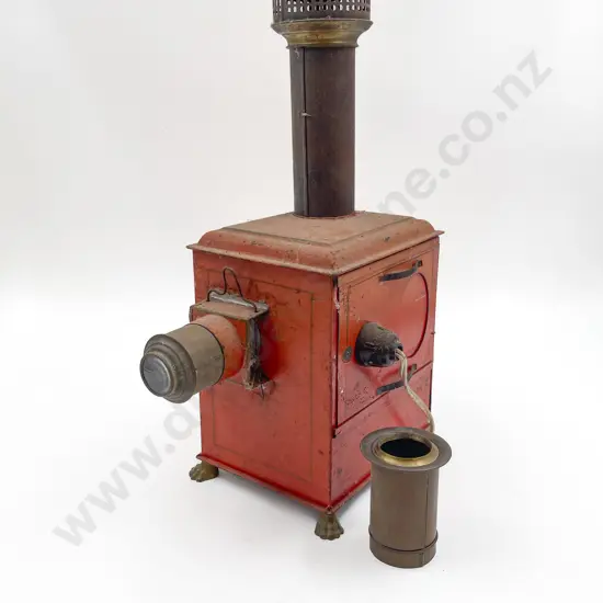(German) Tinplate Childs Magic Lantern with Slides