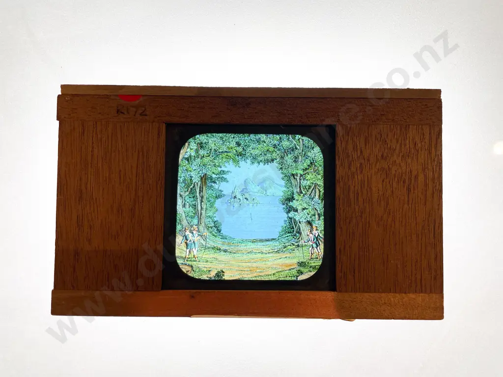 Magic Lantern Various Slide Mounts and Wooden Fittings Image 1++