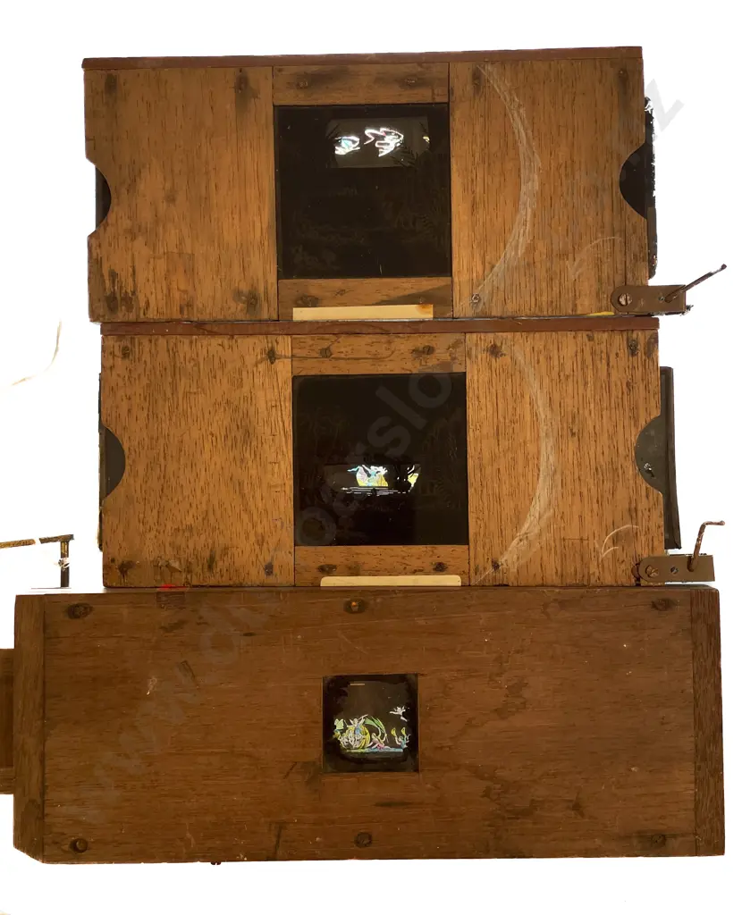 Six Lantern Slide Mounts with Slides Image 1++