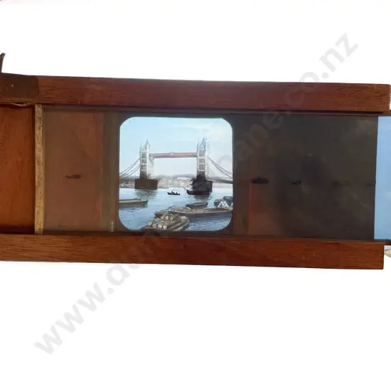 Six Lantern Slide Mounts with Slides