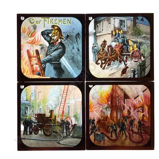 Original Boxed Lantern Slides
